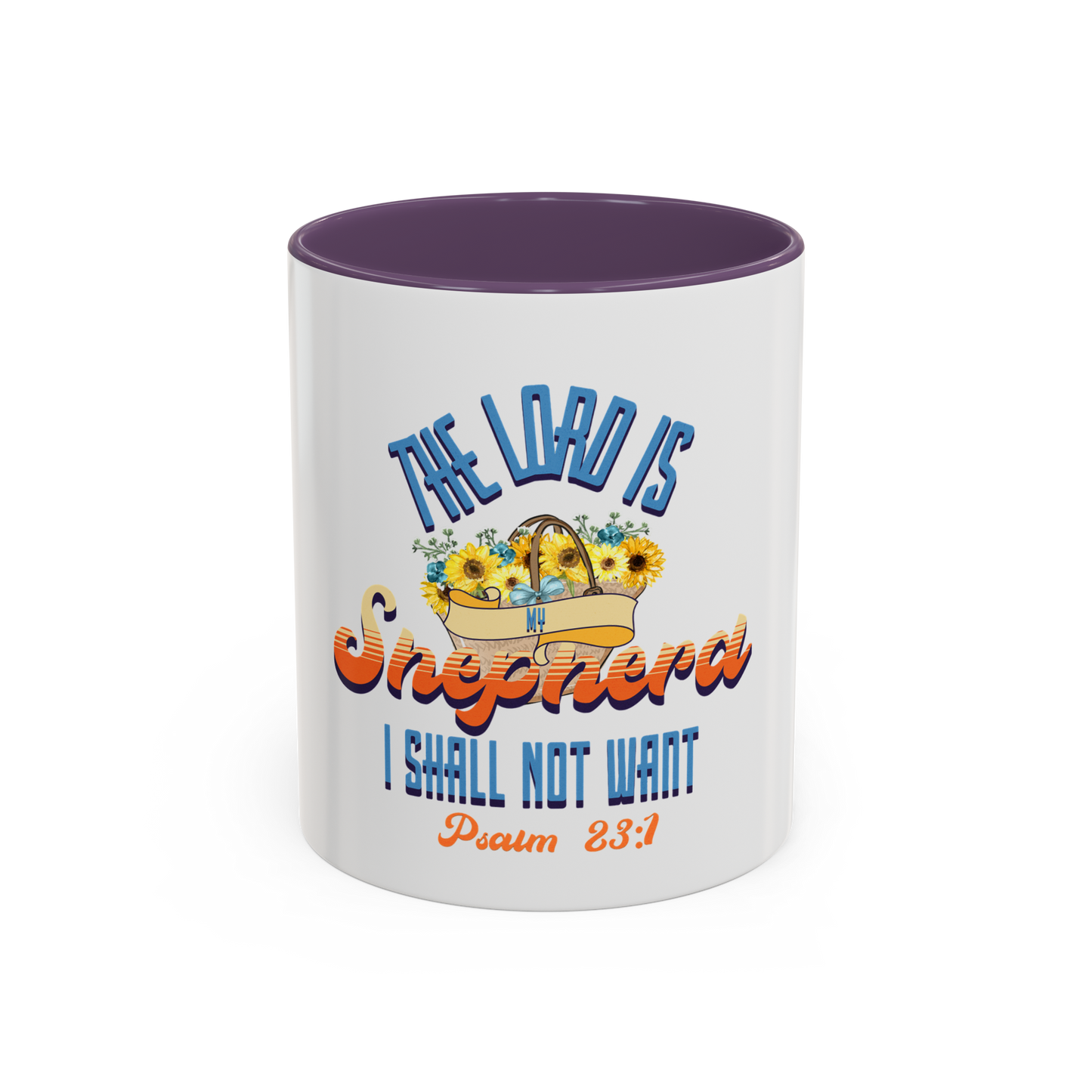 The Lord is My Shepherd Christian Coffee Cup