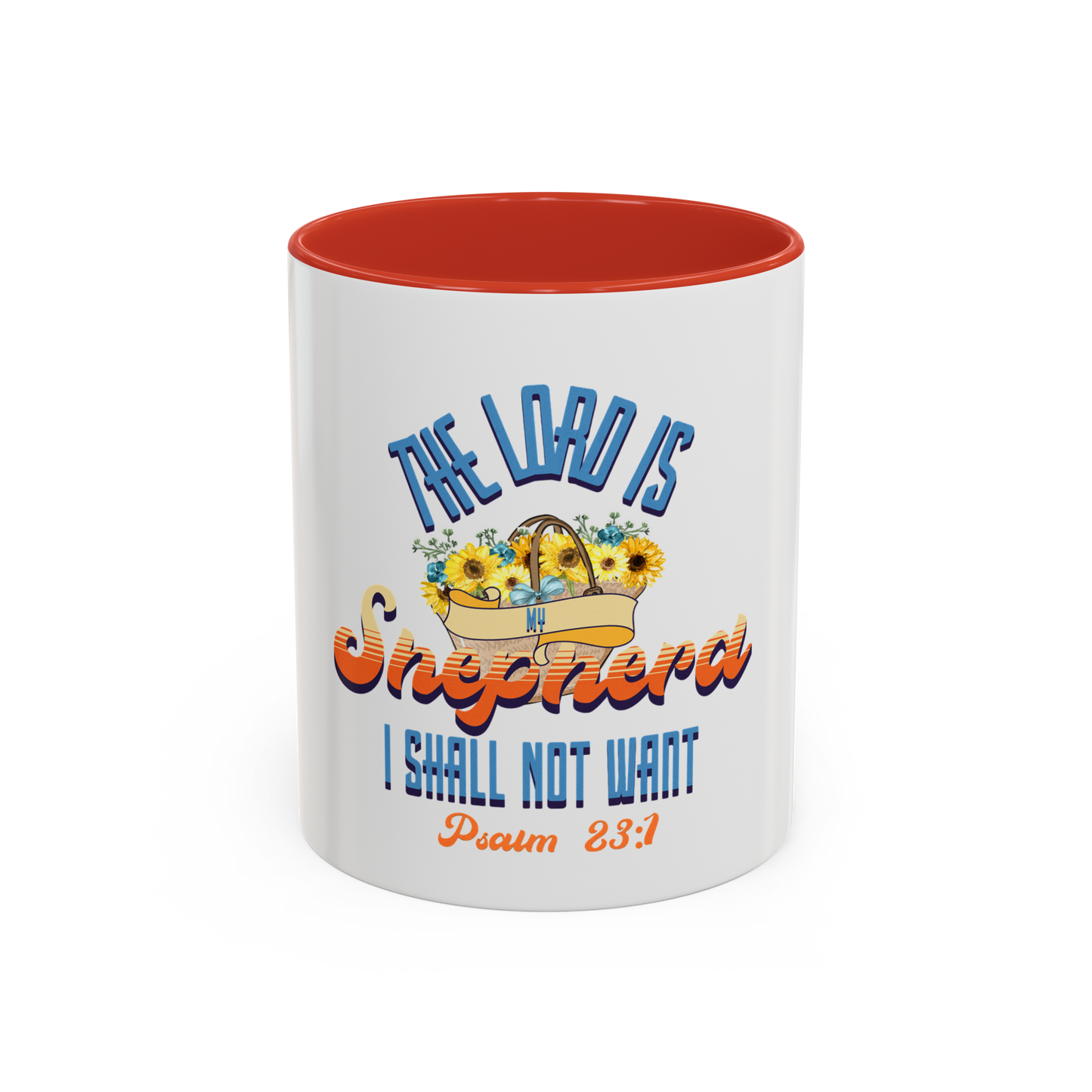 The Lord is My Shepherd Christian Coffee Cup