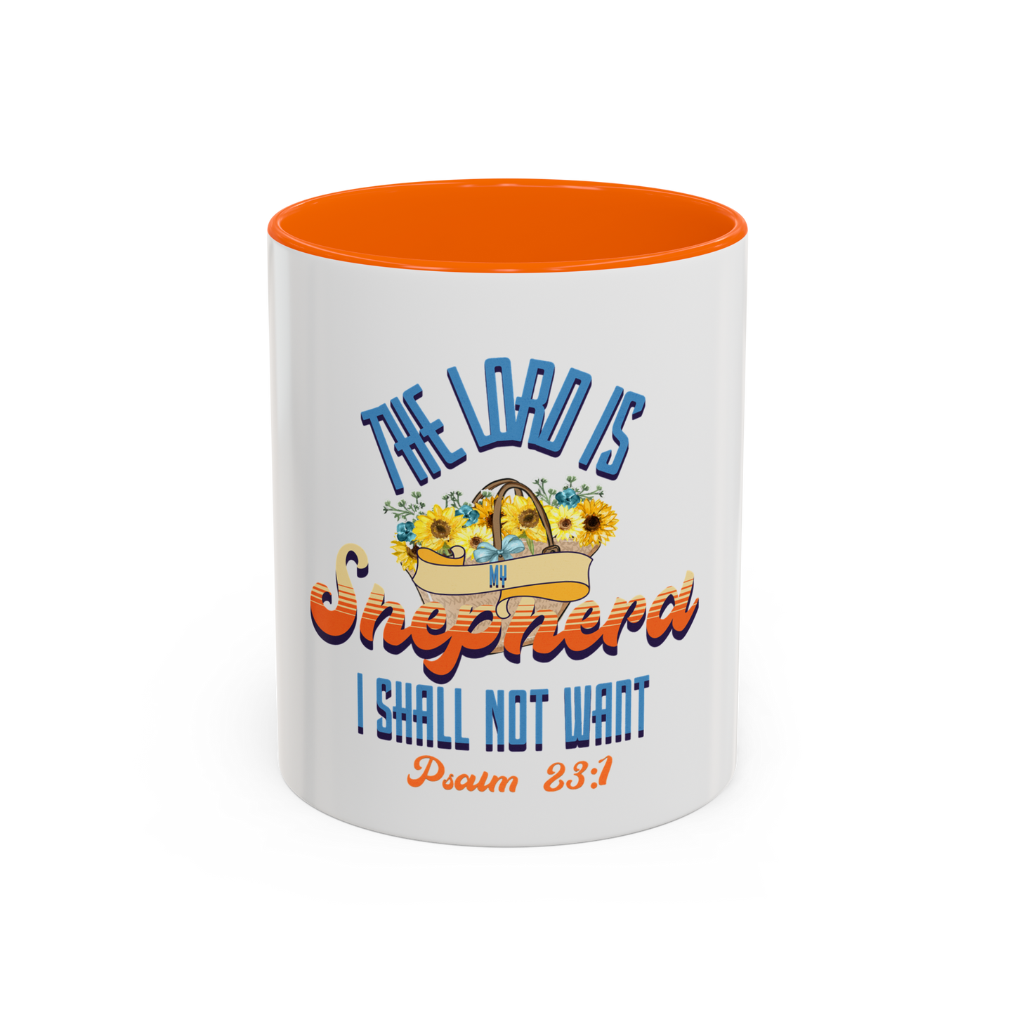 The Lord is My Shepherd Christian Coffee Cup