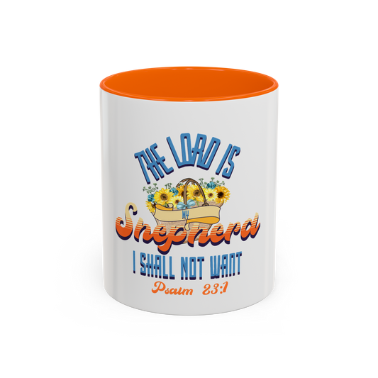 The Lord is My Shepherd Christian Coffee Cup