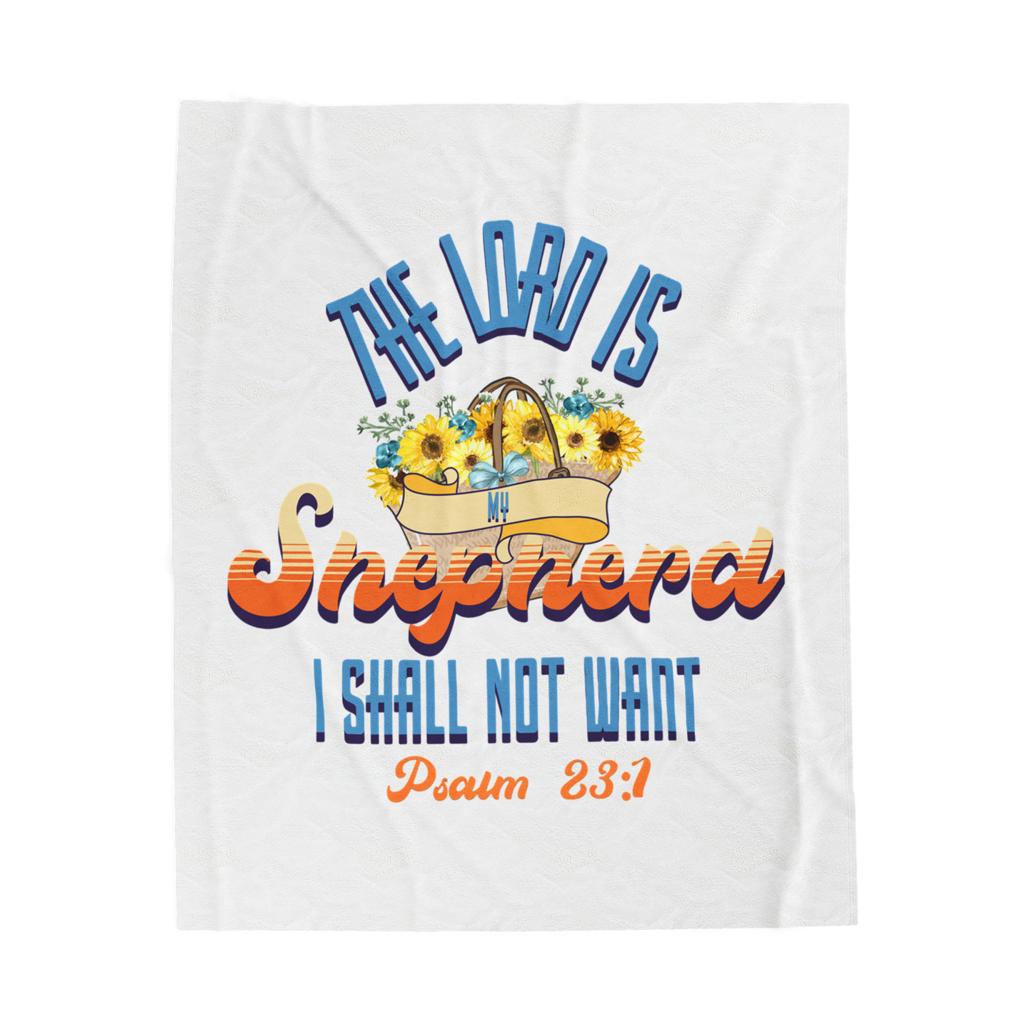 The Lord is My Shepherd Scripture Throw