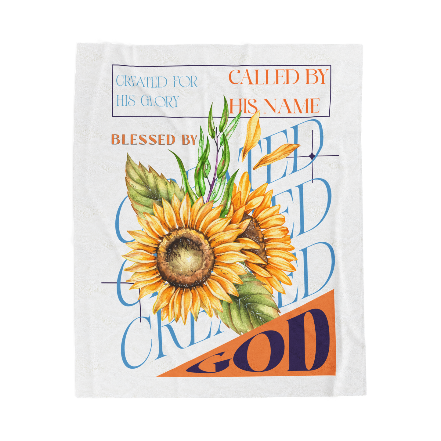 Created for His Glory Scripture Throw