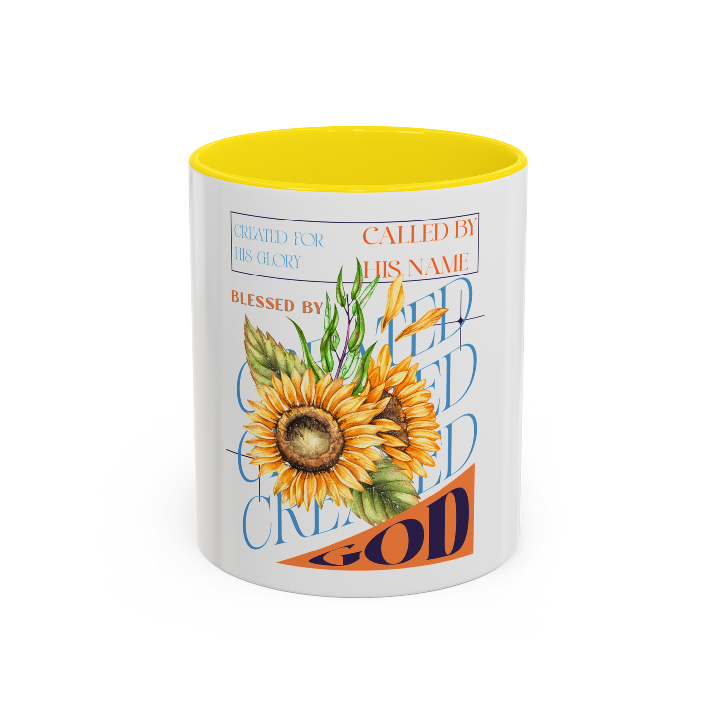 Created for His Glory Christian Coffee Cup