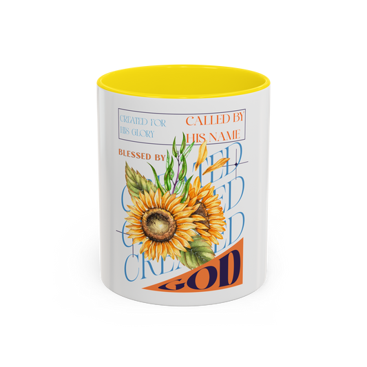 Created for His Glory Christian Coffee Cup