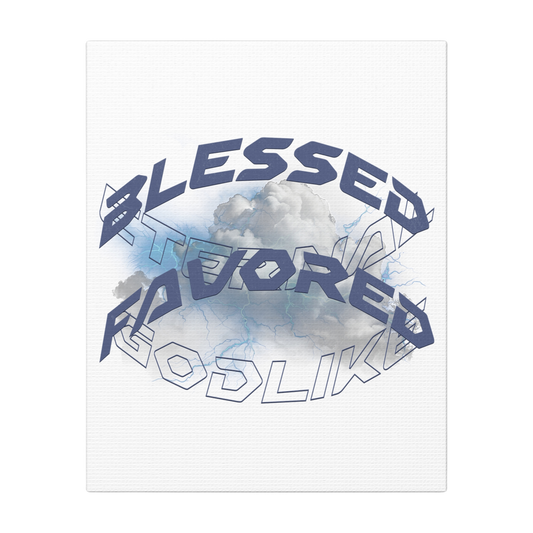 Blessed & Favored Scripture Print