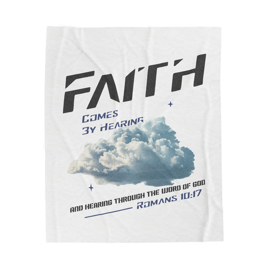 Faith Comes By Hearing Scripture Throw