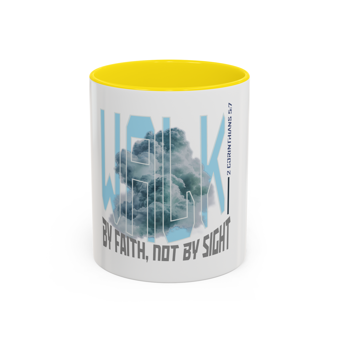 Walk By Faith Christian Coffee Cup