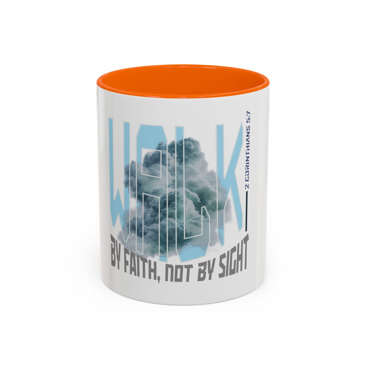 Walk By Faith Christian Coffee Cup