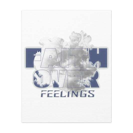 Faith Over Feelings Wall Inspiration Scripture Print