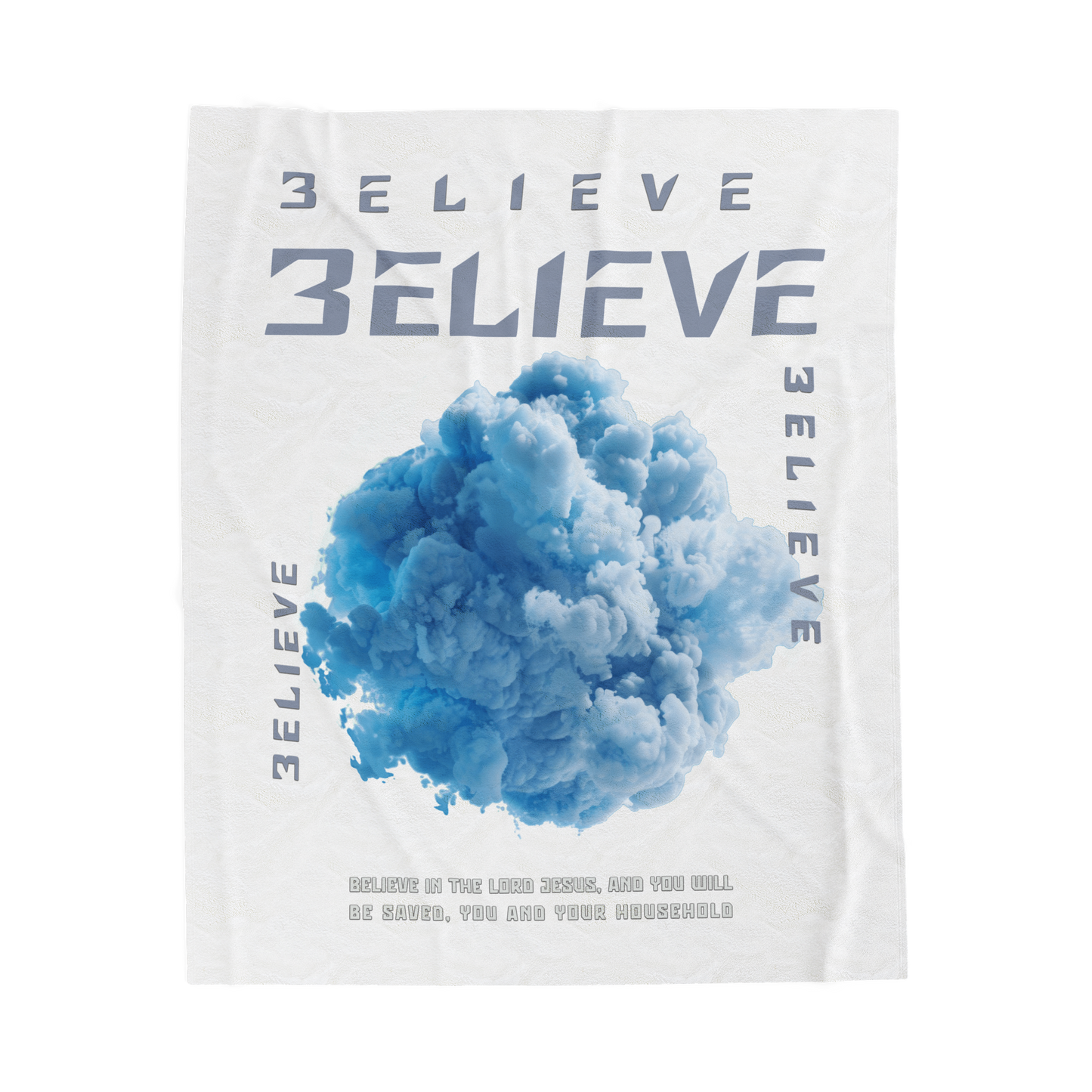 Believe In The Lord Comfort & Courage Scripture Throw