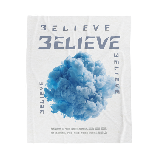 Believe In The Lord Comfort & Courage Scripture Throw