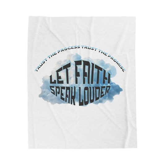 Let Faith Speak Louder Scripture Throw