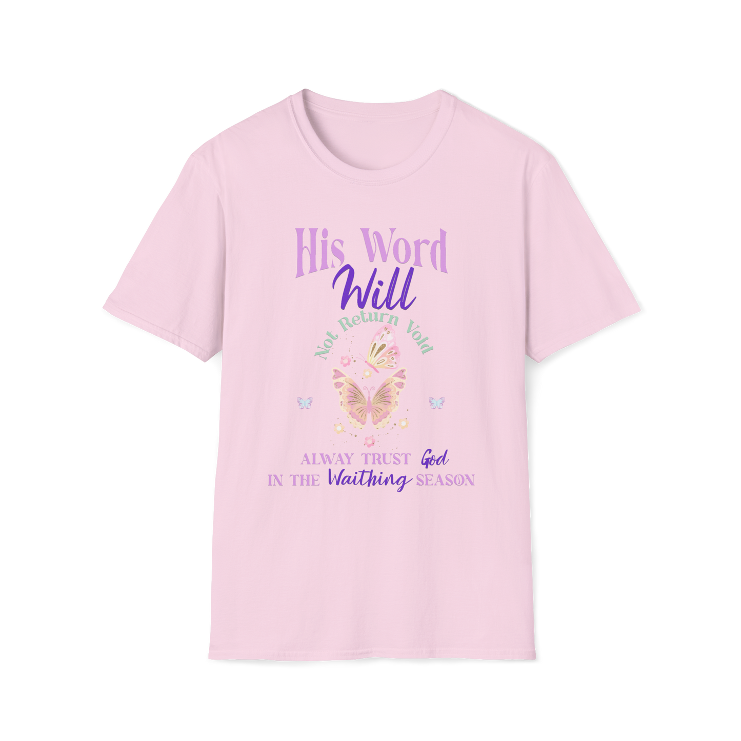 Trust God in The Waiting Faith-Based Apparel for Women & Men