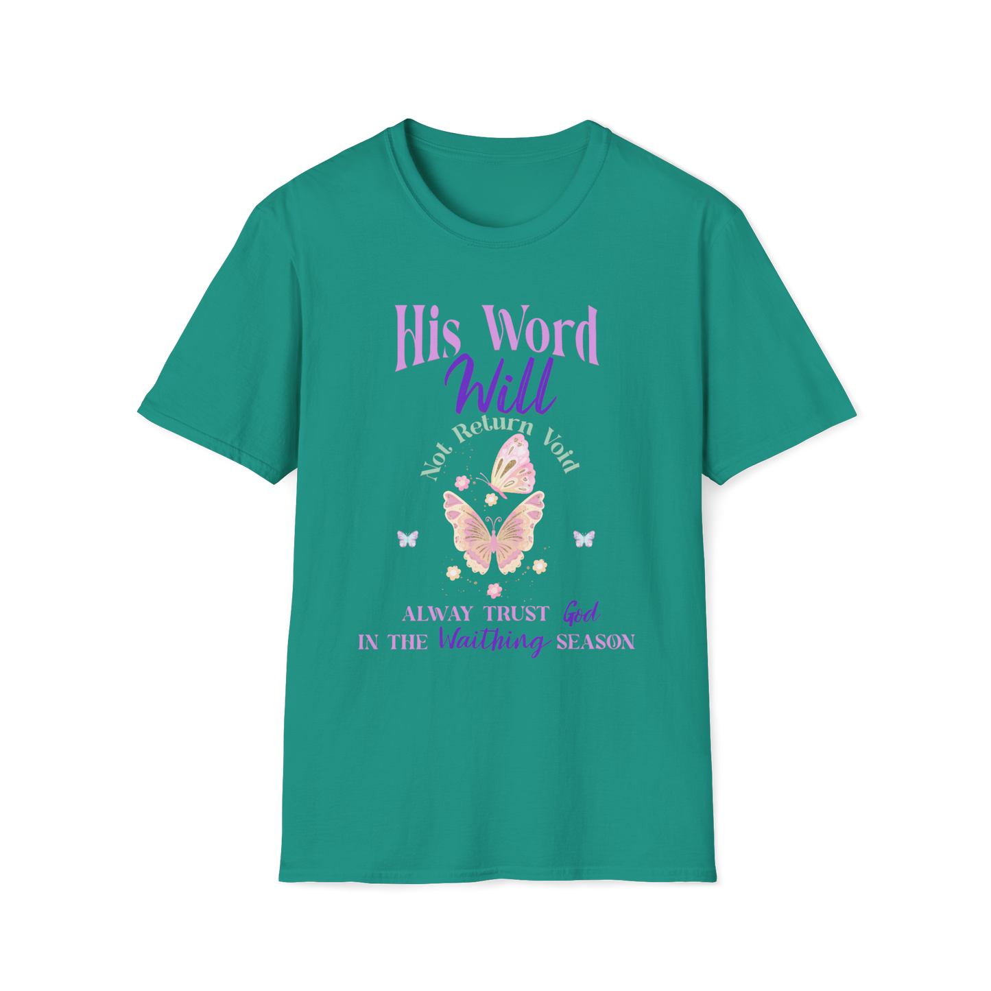 Trust God in The Waiting Faith-Based Apparel for Women & Men