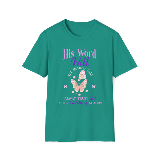 Trust God in The Waiting Faith-Based Apparel for Women & Men