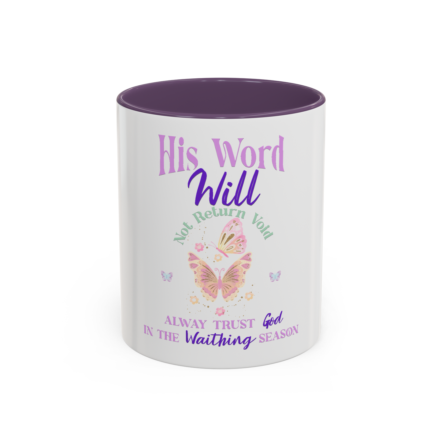 Trust God in The Waiting Christian Coffee Cup