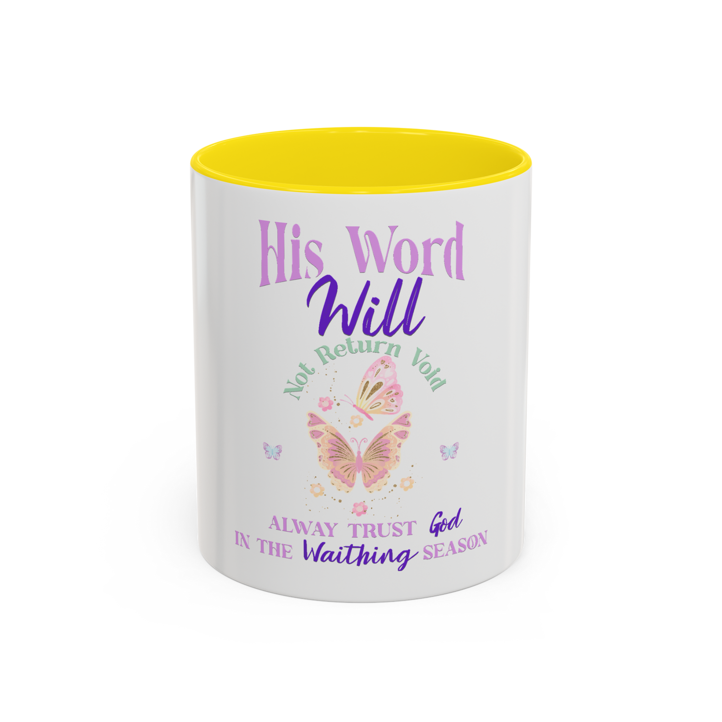 Trust God in The Waiting Christian Coffee Cup