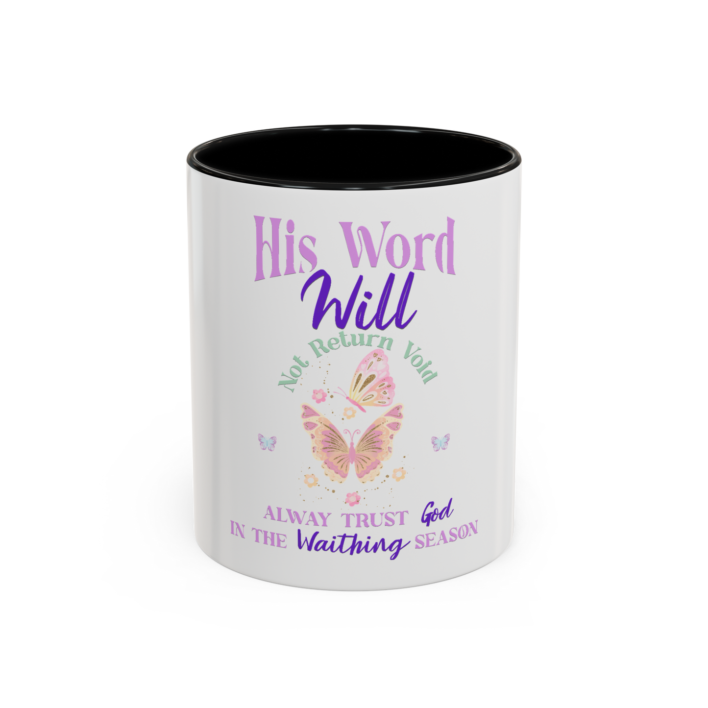 Trust God in The Waiting Christian Coffee Cup
