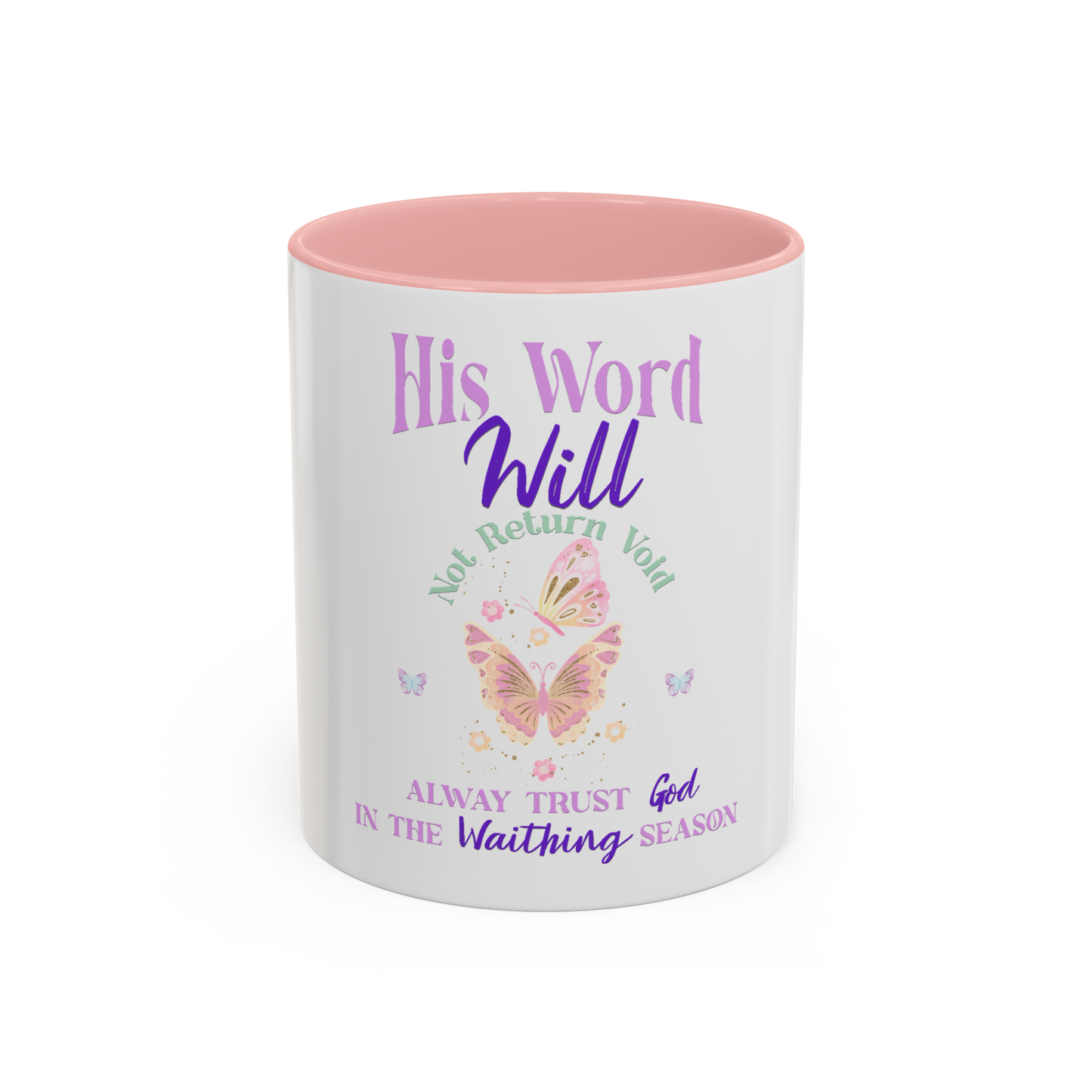 Trust God in The Waiting Christian Coffee Cup