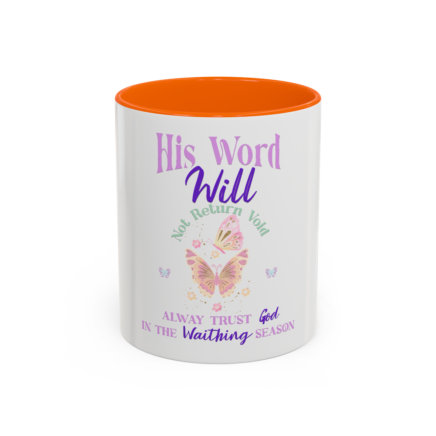 Trust God in The Waiting Christian Coffee Cup