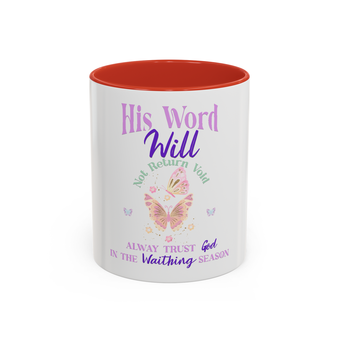 Trust God in The Waiting Christian Coffee Cup