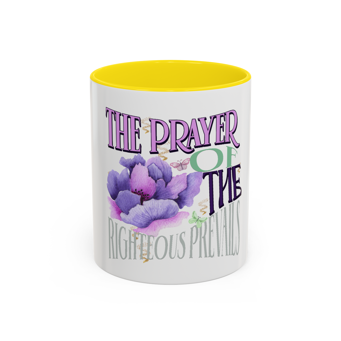 The Prayer Of The Righteous Christian Coffee Cup