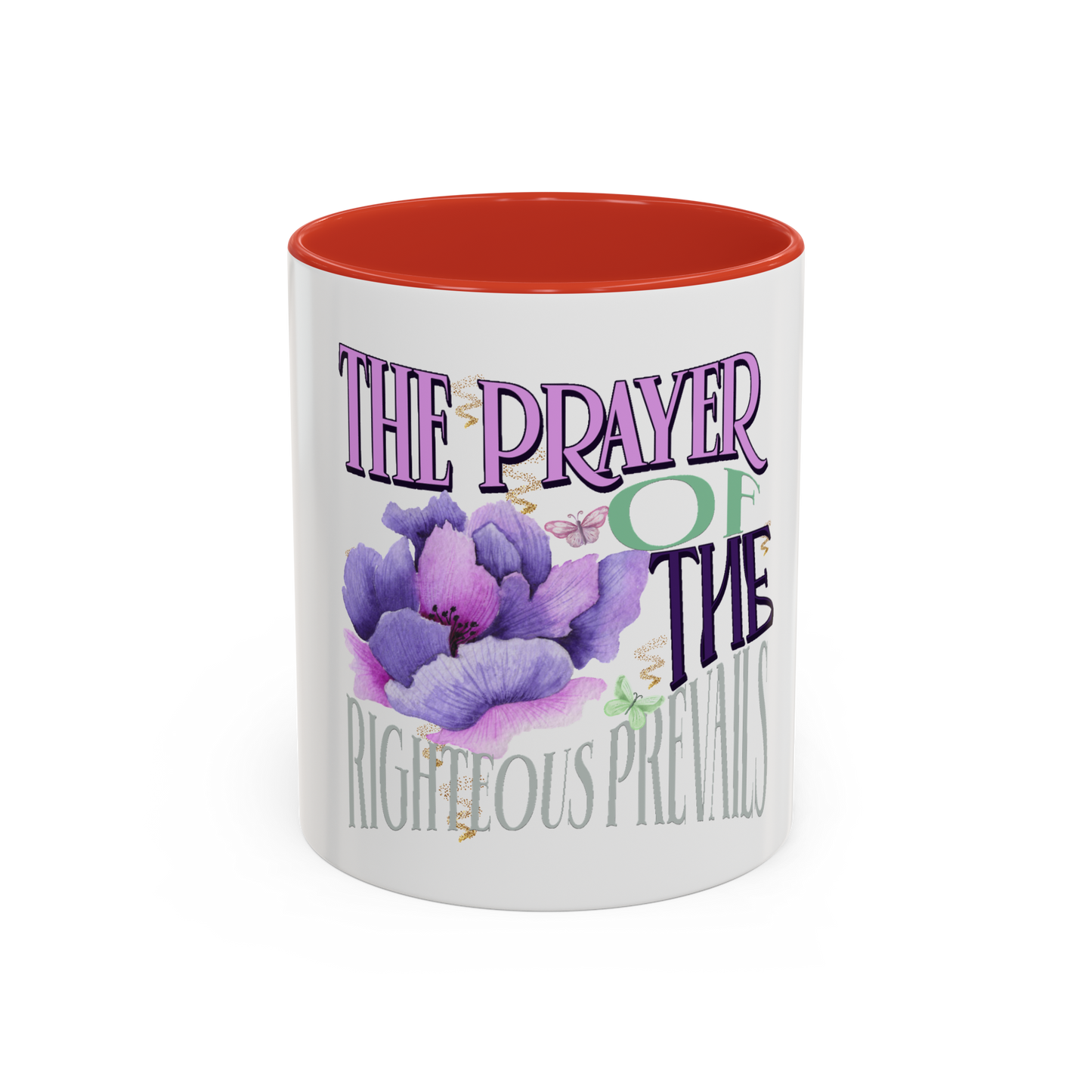 The Prayer Of The Righteous Christian Coffee Cup