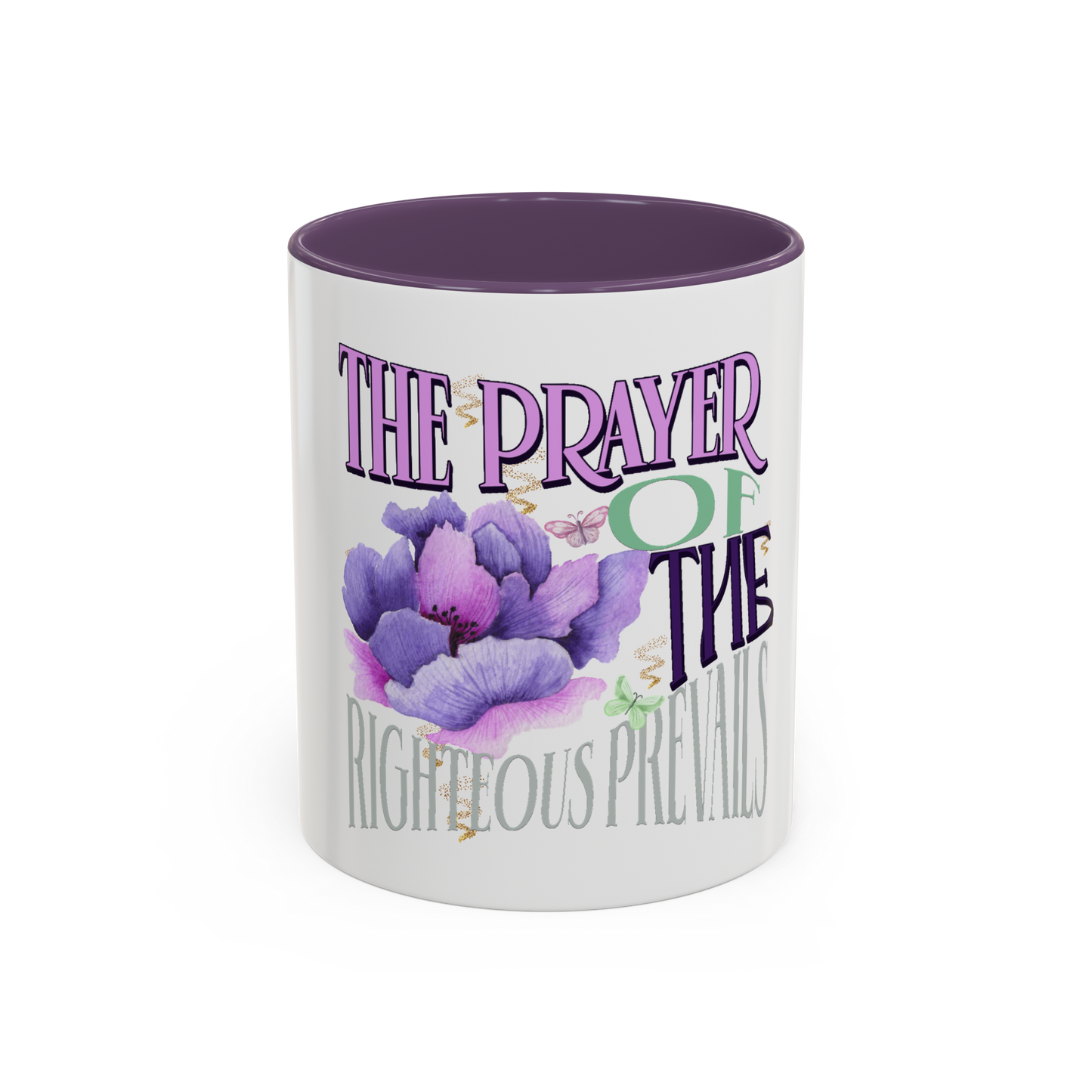 The Prayer Of The Righteous Christian Coffee Cup