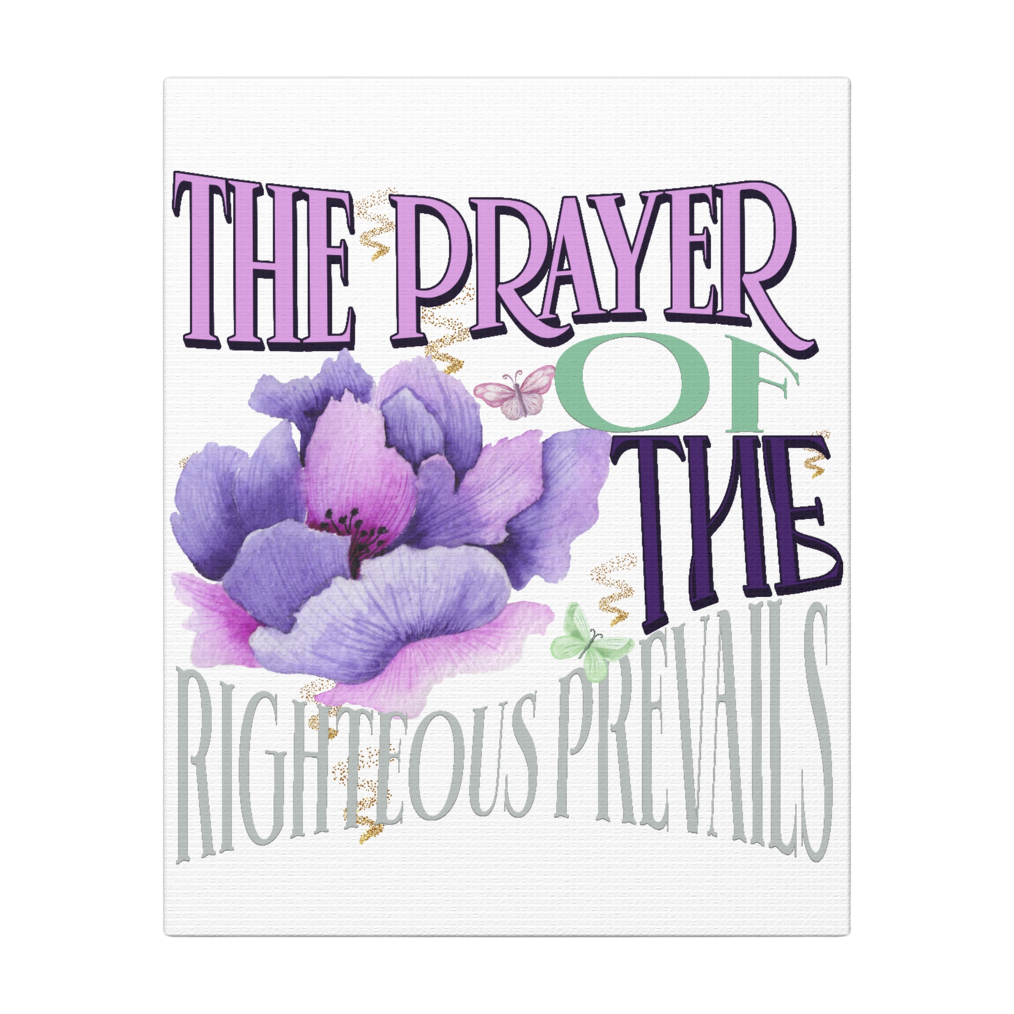 The Prayer Of The Righteous Scripture Throw