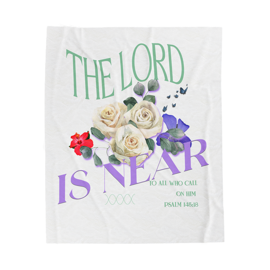 The Lord Is Near Scripture Throw