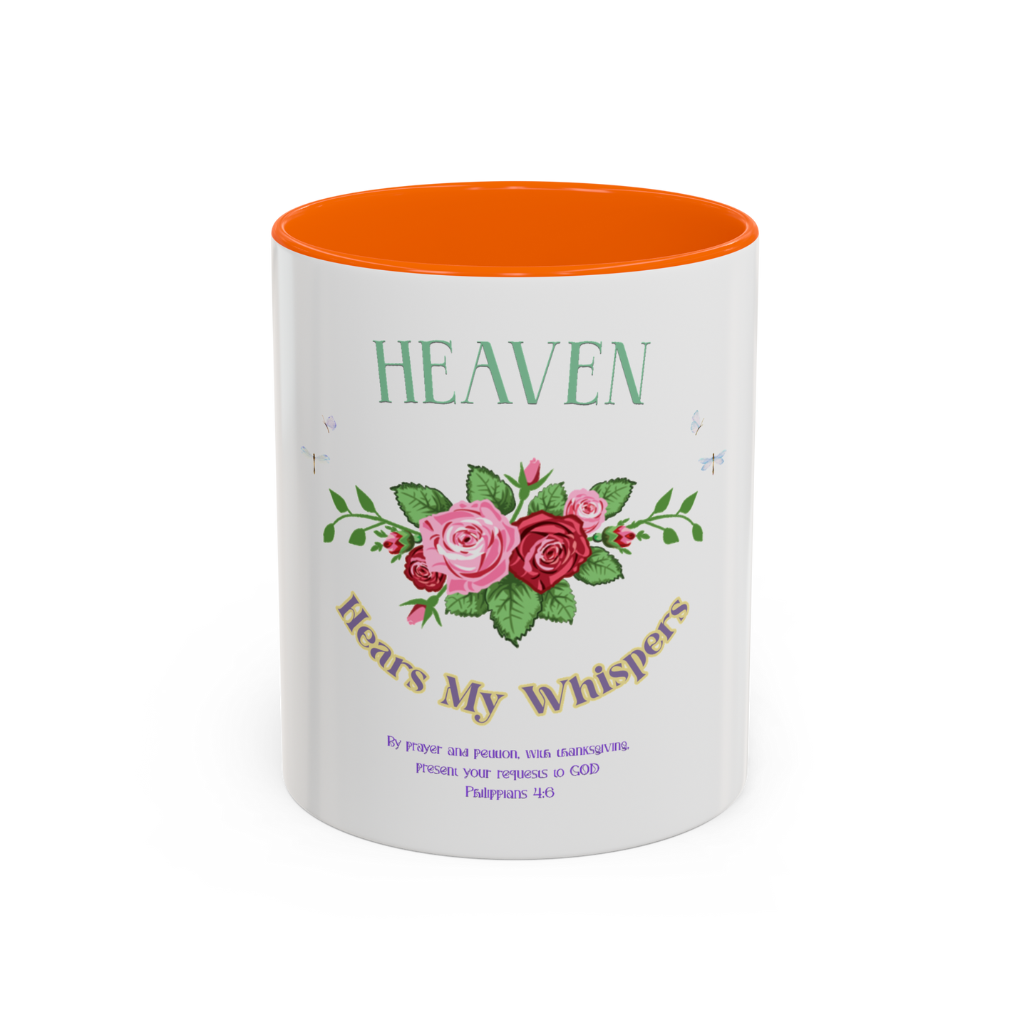 Heaven Hears My Whispers Christian Coffee Cup