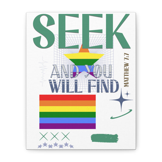 Seek And You Will Find Scripture Print