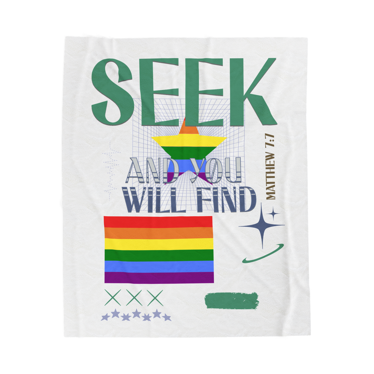 Seek And You Will Find Scripture Throw