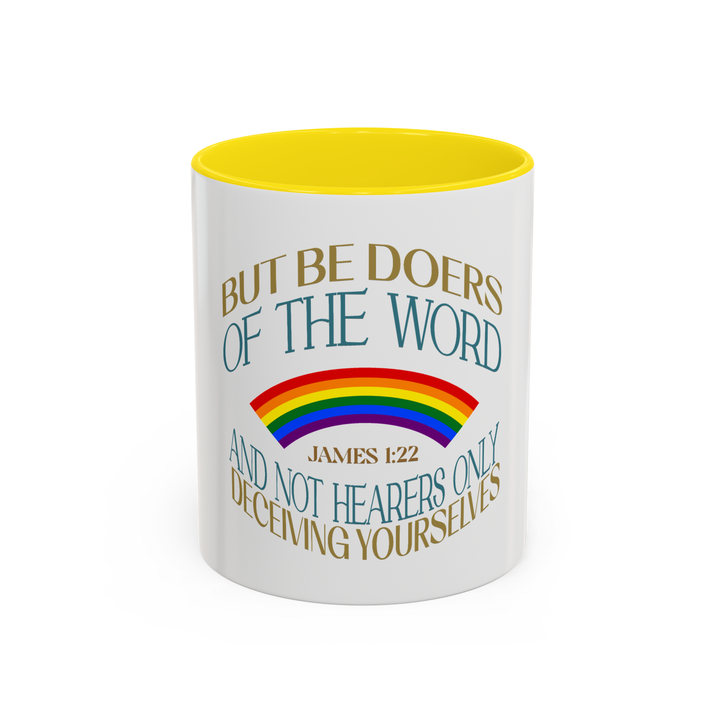 Be Doers Of The Word Christian Coffee Cup