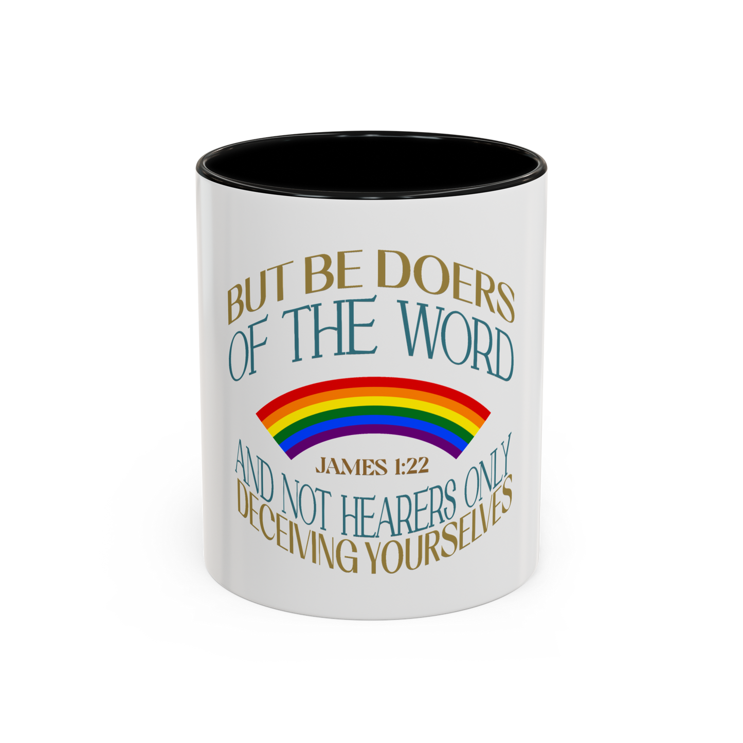 Be Doers Of The Word Christian Coffee Cup