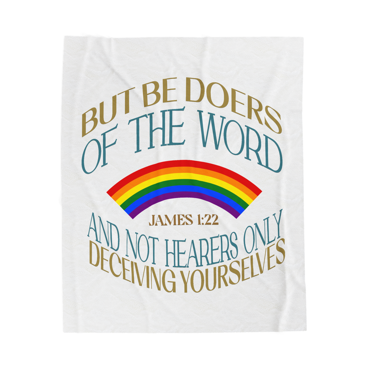Be Doers Of The Word Scripture Throw