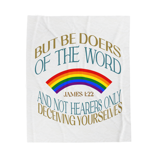 Be Doers Of The Word Scripture Throw