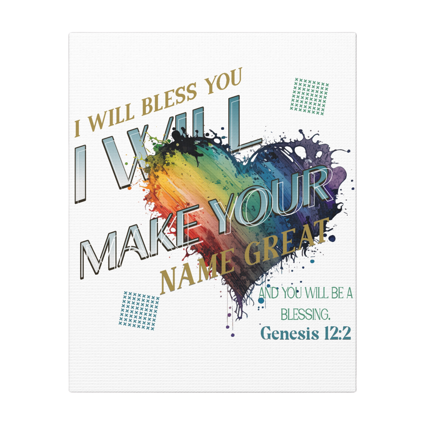 I Will Make Your Name Great Scripture Print