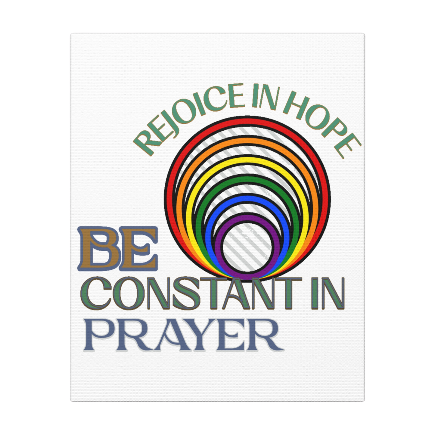 Rejoice In Hope Scripture Print