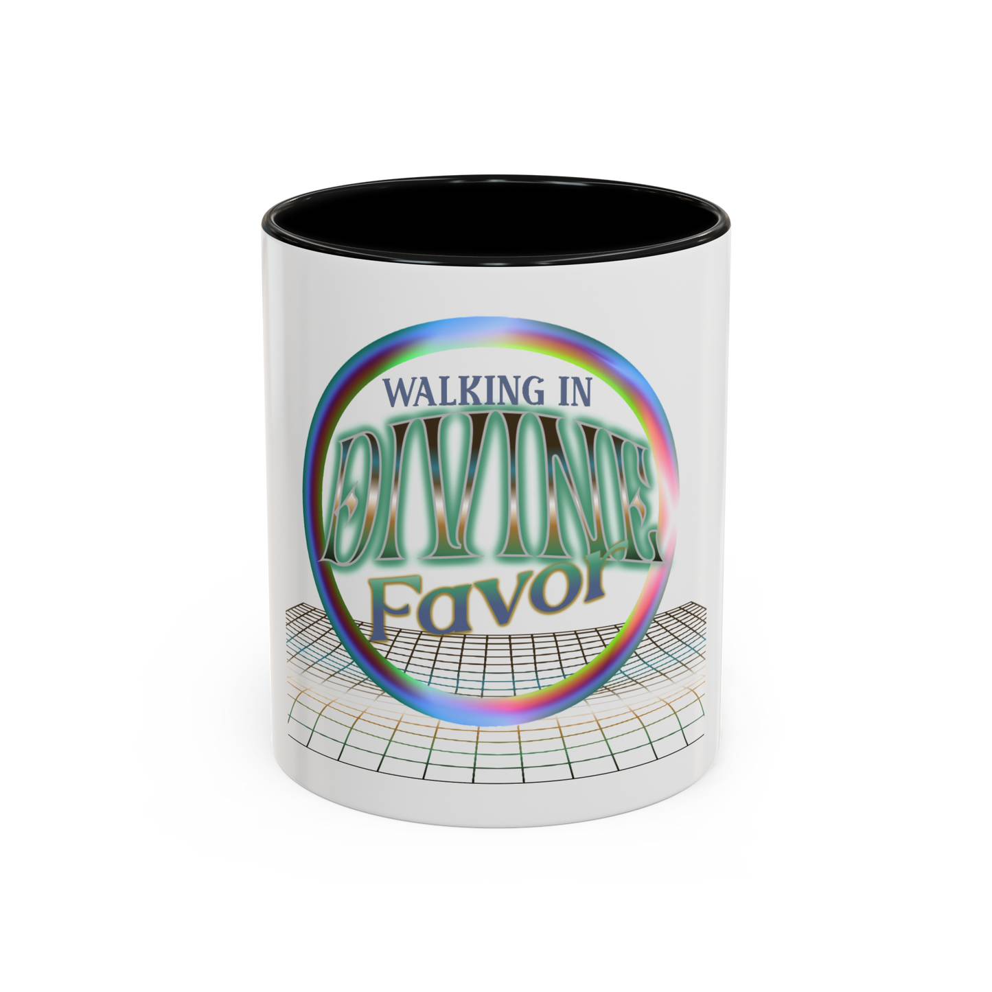 Walking In Divine Favor Christian Coffee Cup