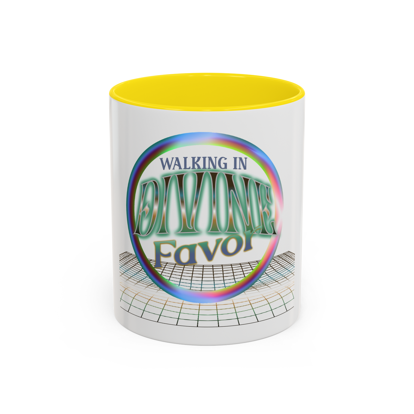 Walking In Divine Favor Christian Coffee Cup