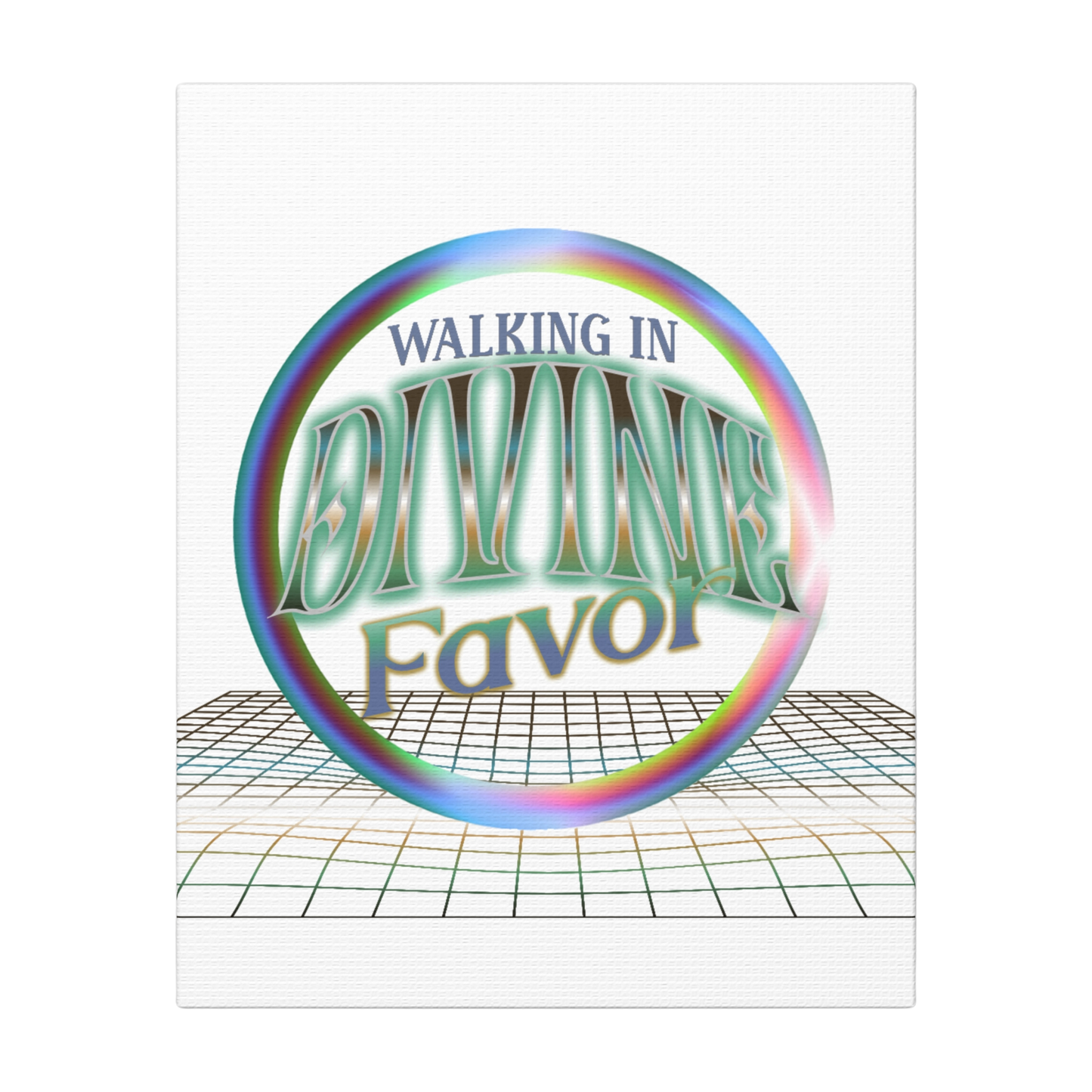 Walking In Divine Favor Scripture Print