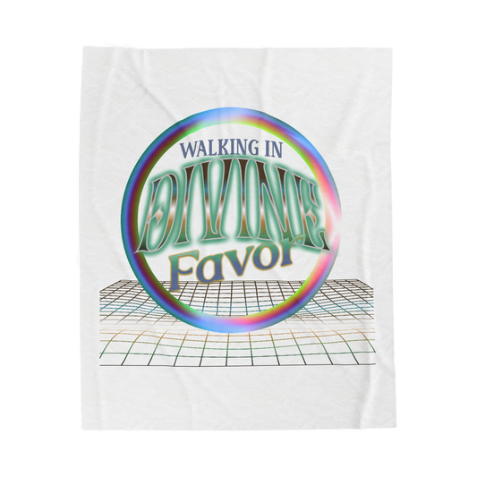 Walking In Divine Favor Scripture Throw