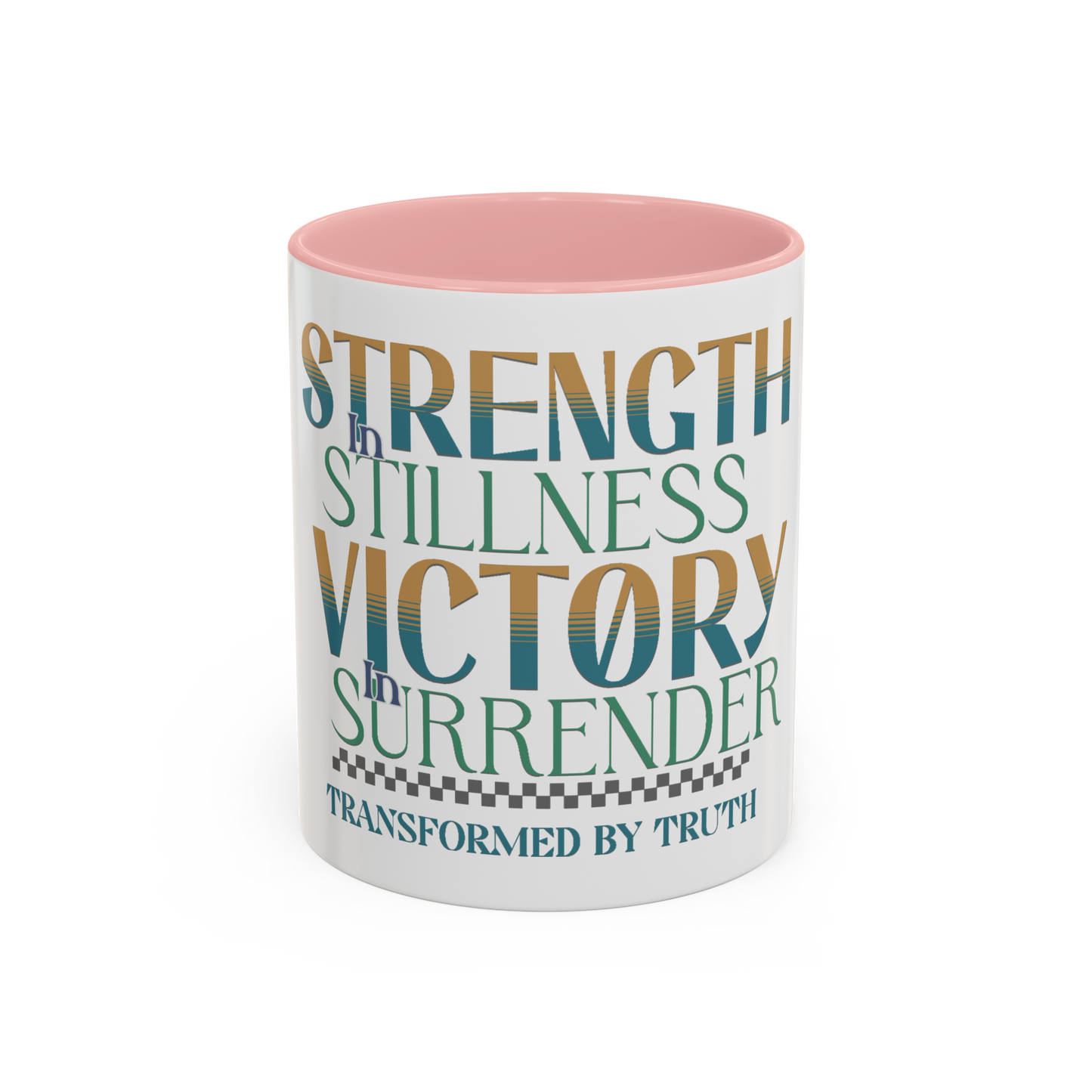 Strength, Victory, Transformed Christian Coffee Cup
