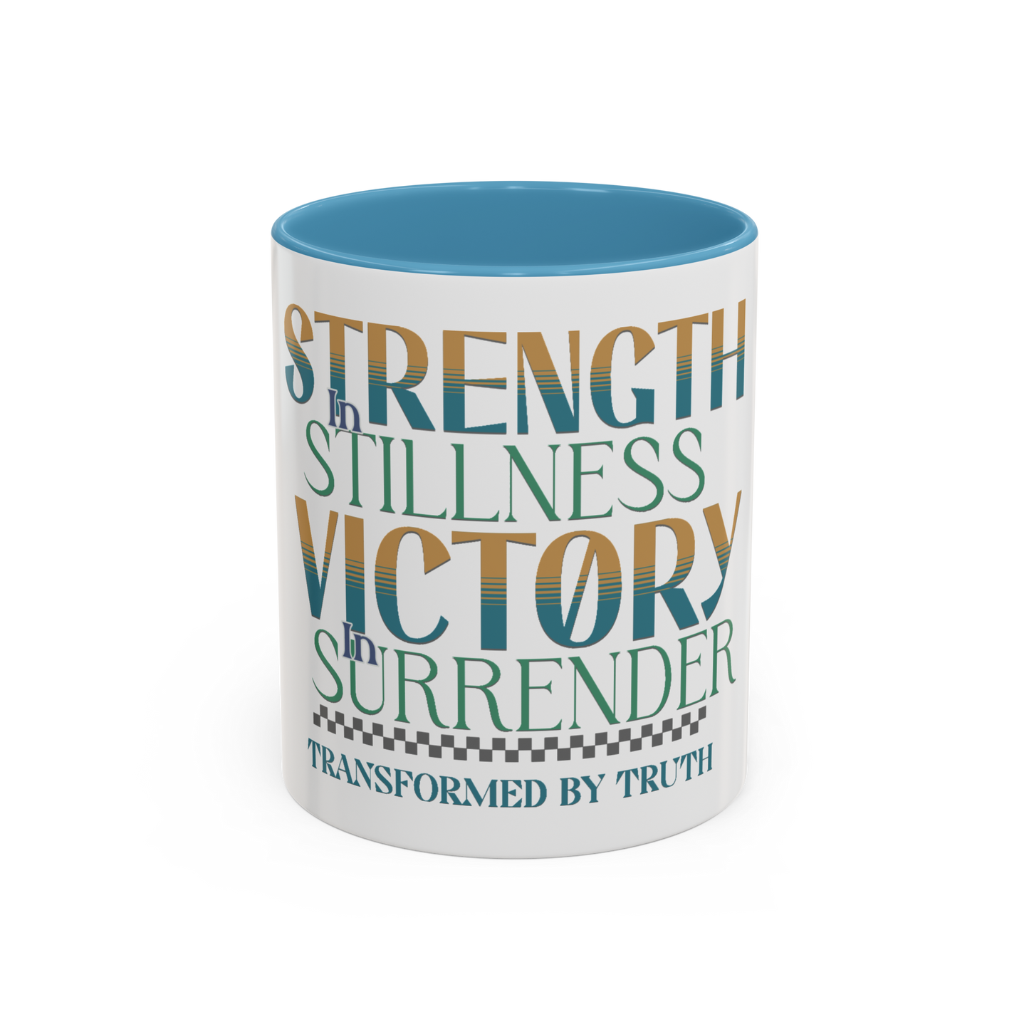Strength, Victory, Transformed Christian Coffee Cup