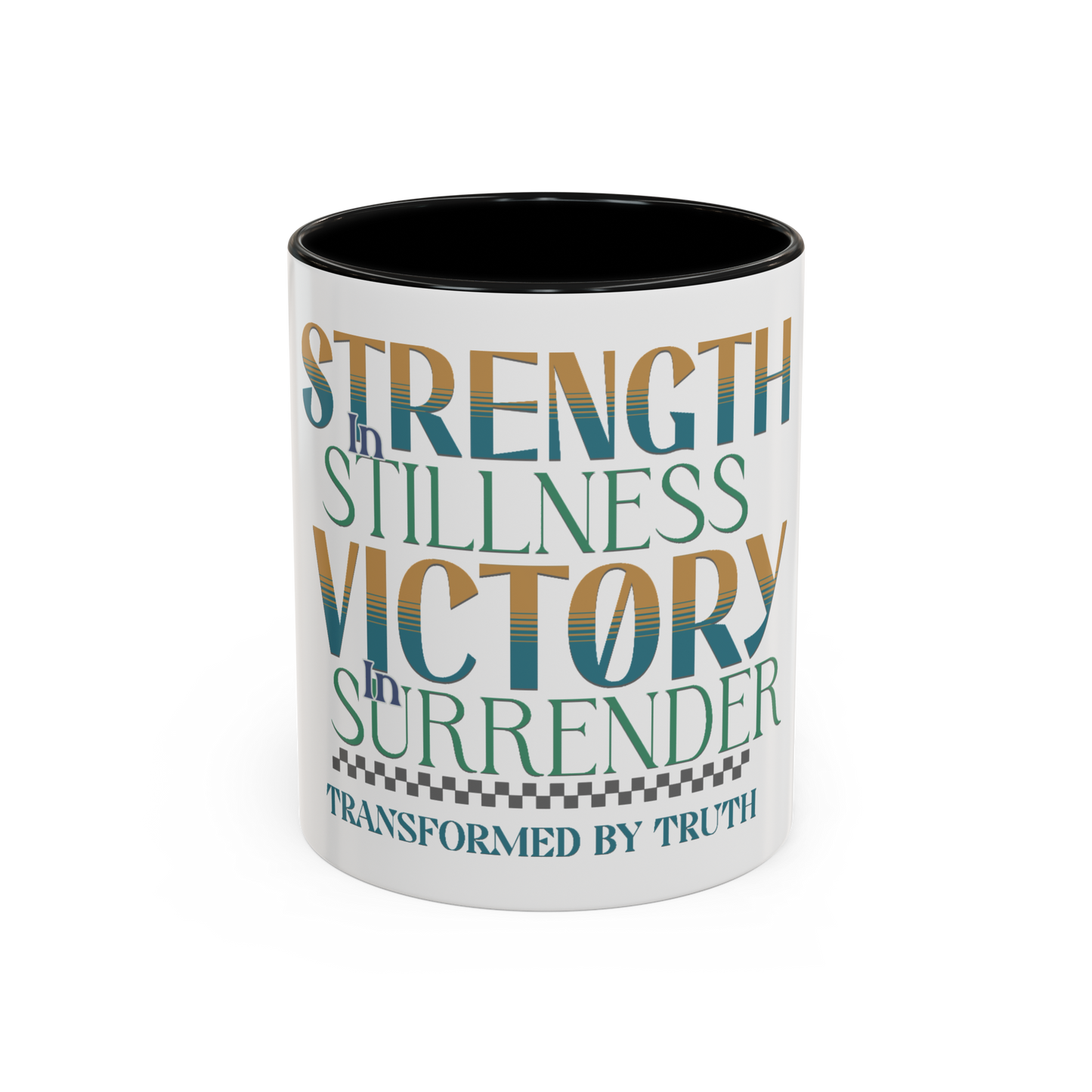Strength, Victory, Transformed Christian Coffee Cup