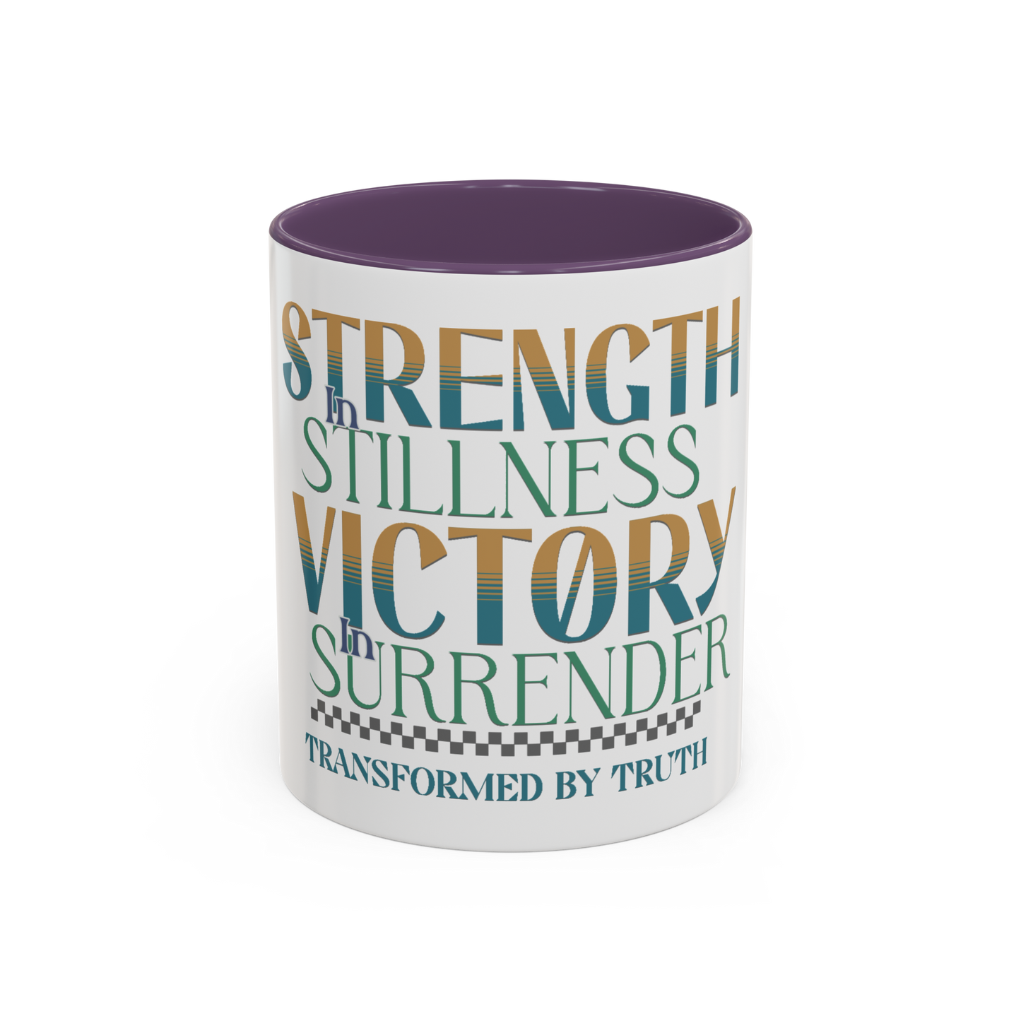 Strength, Victory, Transformed Christian Coffee Cup