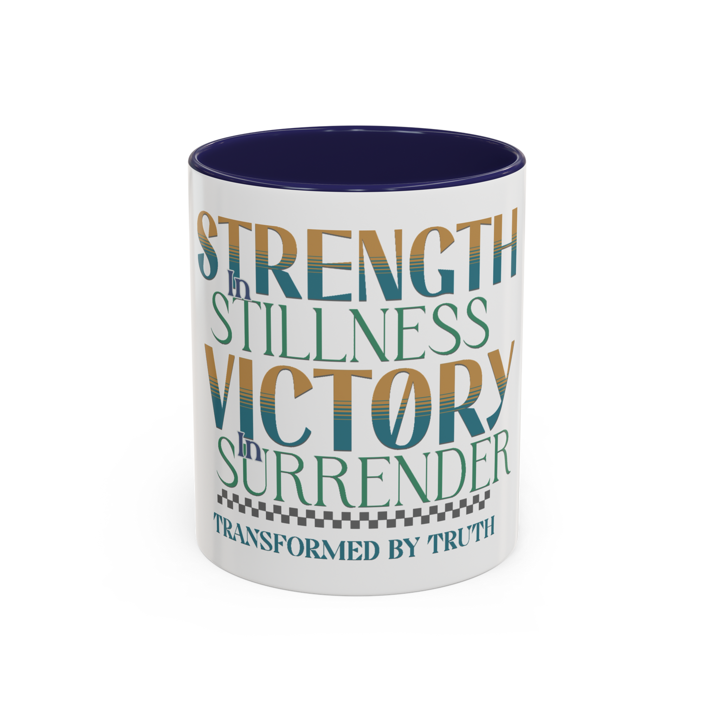 Strength, Victory, Transformed Christian Coffee Cup