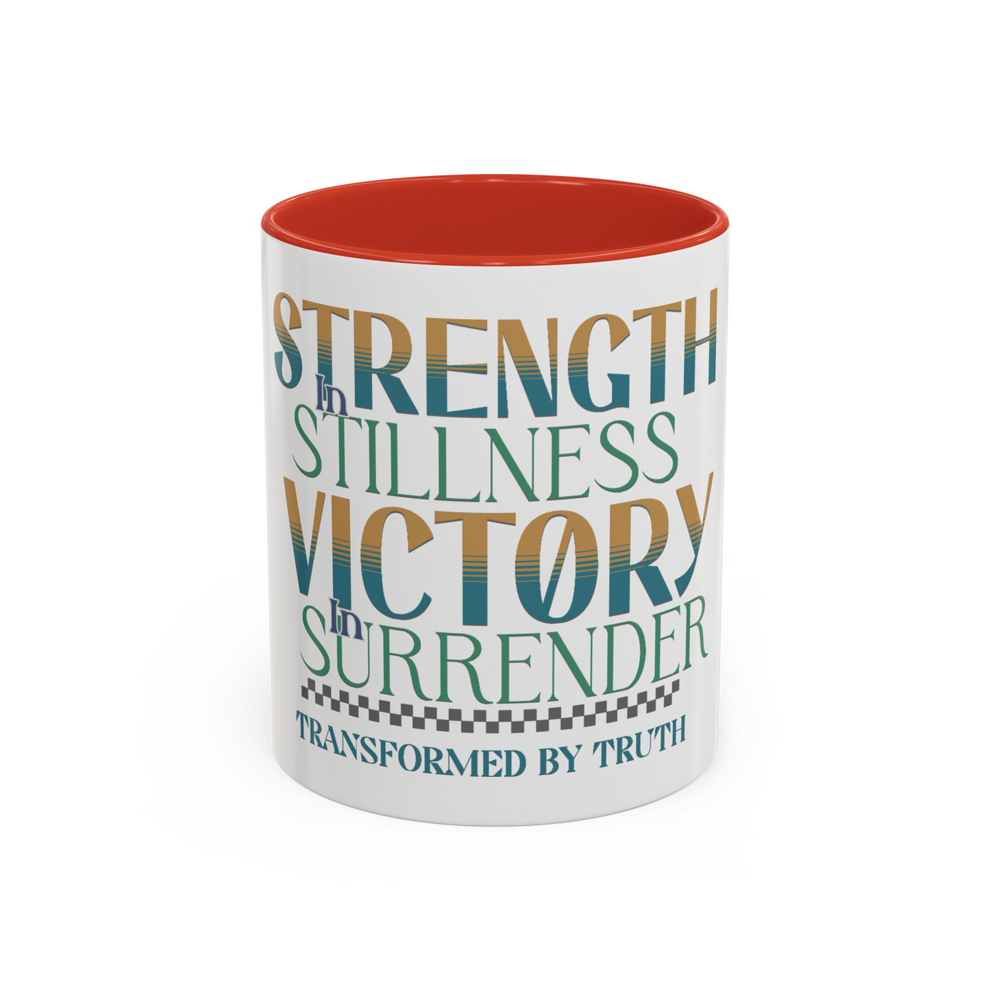 Strength, Victory, Transformed Christian Coffee Cup