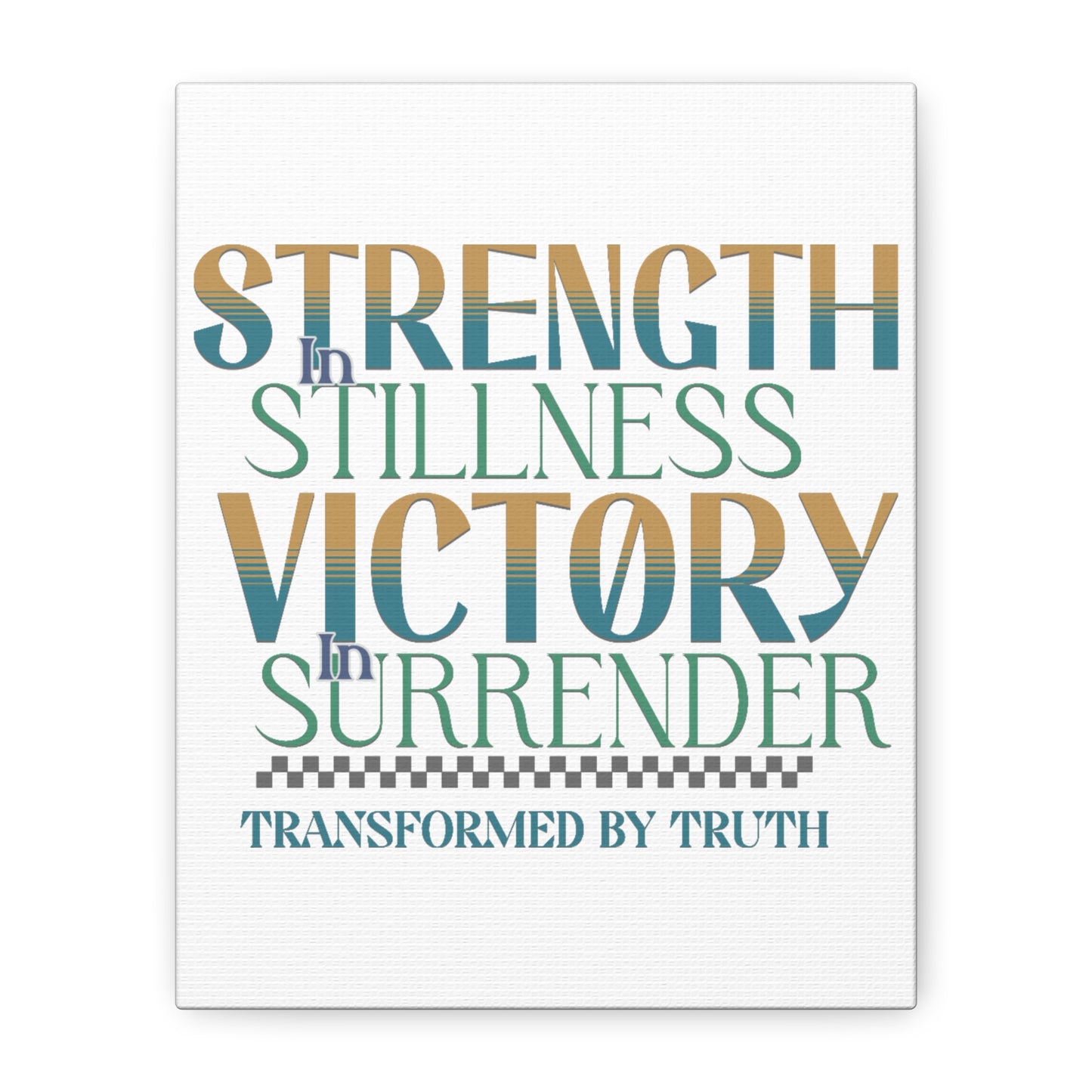 Strength, Victory, Transformed Scripture Print